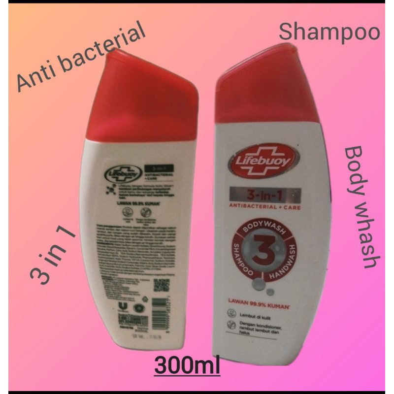 Sabun cair Lifebuoy 3in1 sabun mandi