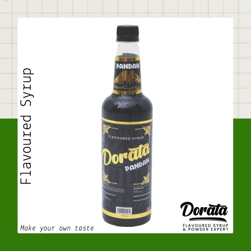 

Dorata Pandan Syrup 750 ml - Sirup Dorata Rasa Pandan Premium