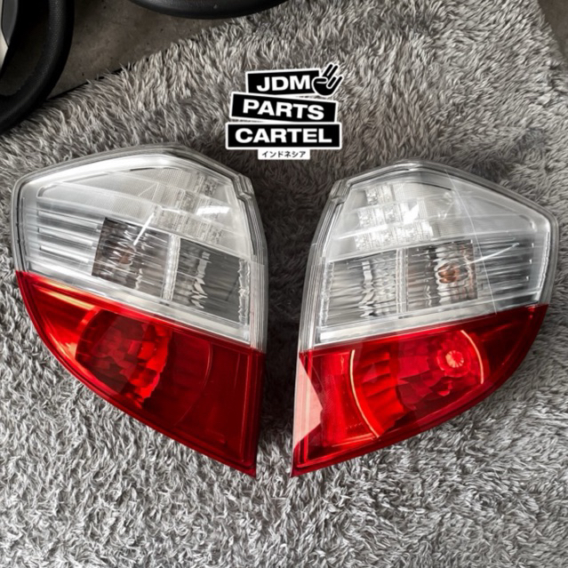 Stoplamp Fit Jazz GE8 Clear Merah Original Stanley Honda (Harga Sepasang Kanan Kiri)
