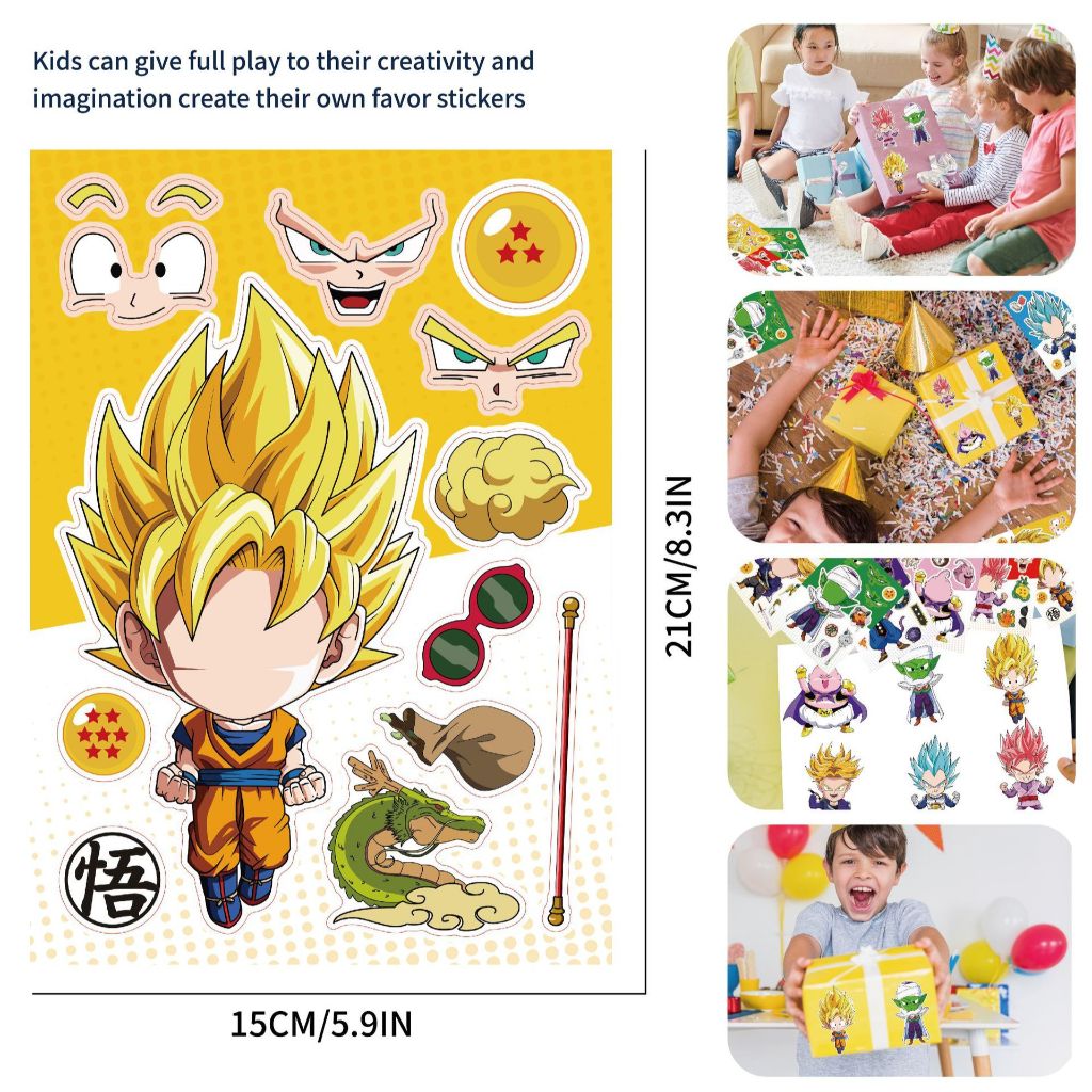 

[ DRAGON BALL ] DIY Stiker Anak Anime DRAGON BALL / DIY Stiker Hias DRAGON BALL / Stiker Edukasi Hias / Stiker Kartun Edukasi Hias
