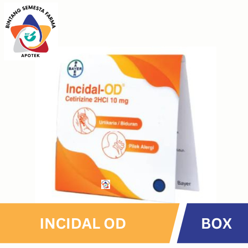 INCIDAL 32S MENGATASI ALERGI / BIDURAN / GATAL BOX