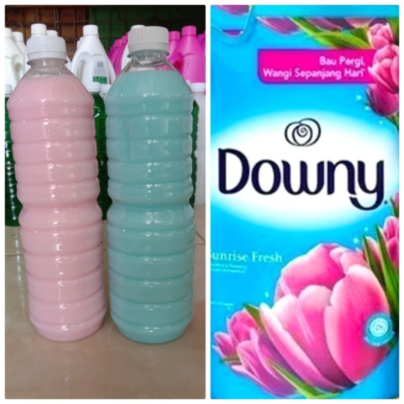 PAKET Downy Pink, Wipol Sereh, Rinso Cair Repack 1L dapat 2pcs/botol