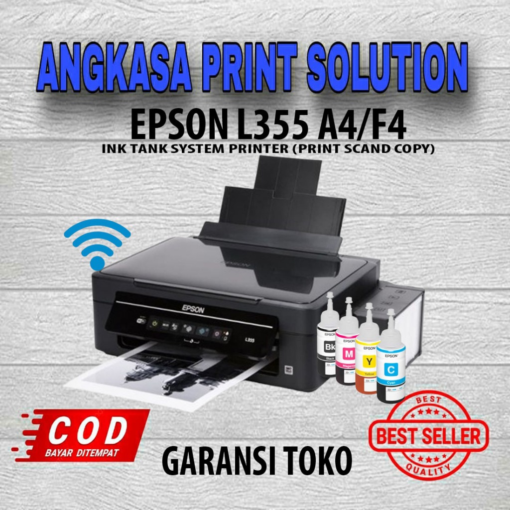 printer Epson l355 print scan copy | Epson l355 wireless (WiFi)