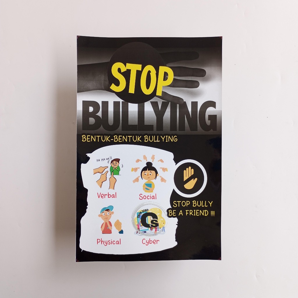 

Stiker Stop Bullying - Bentuk Bentuk Bullying - Stiker Vinyl