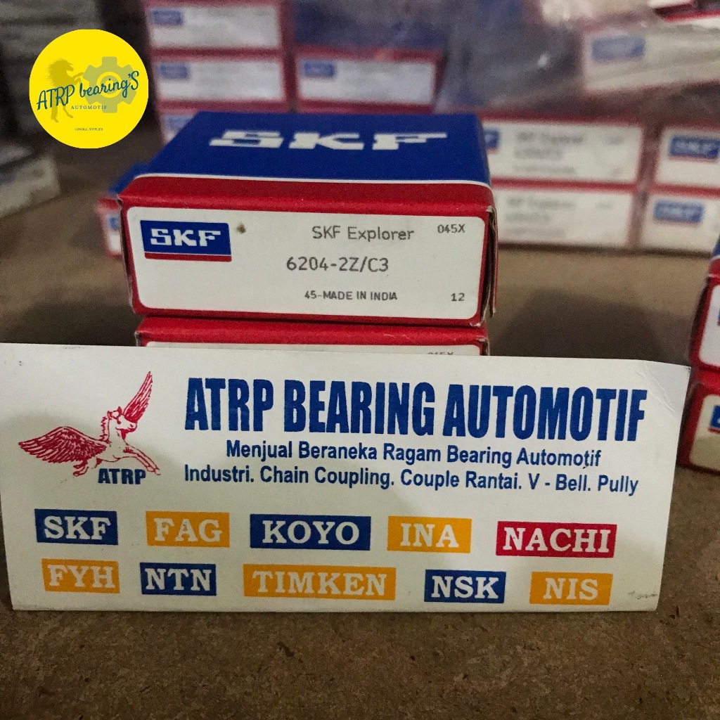 BALL BEARING 6204 2Z/C3 6204 ZZ C3 SKF