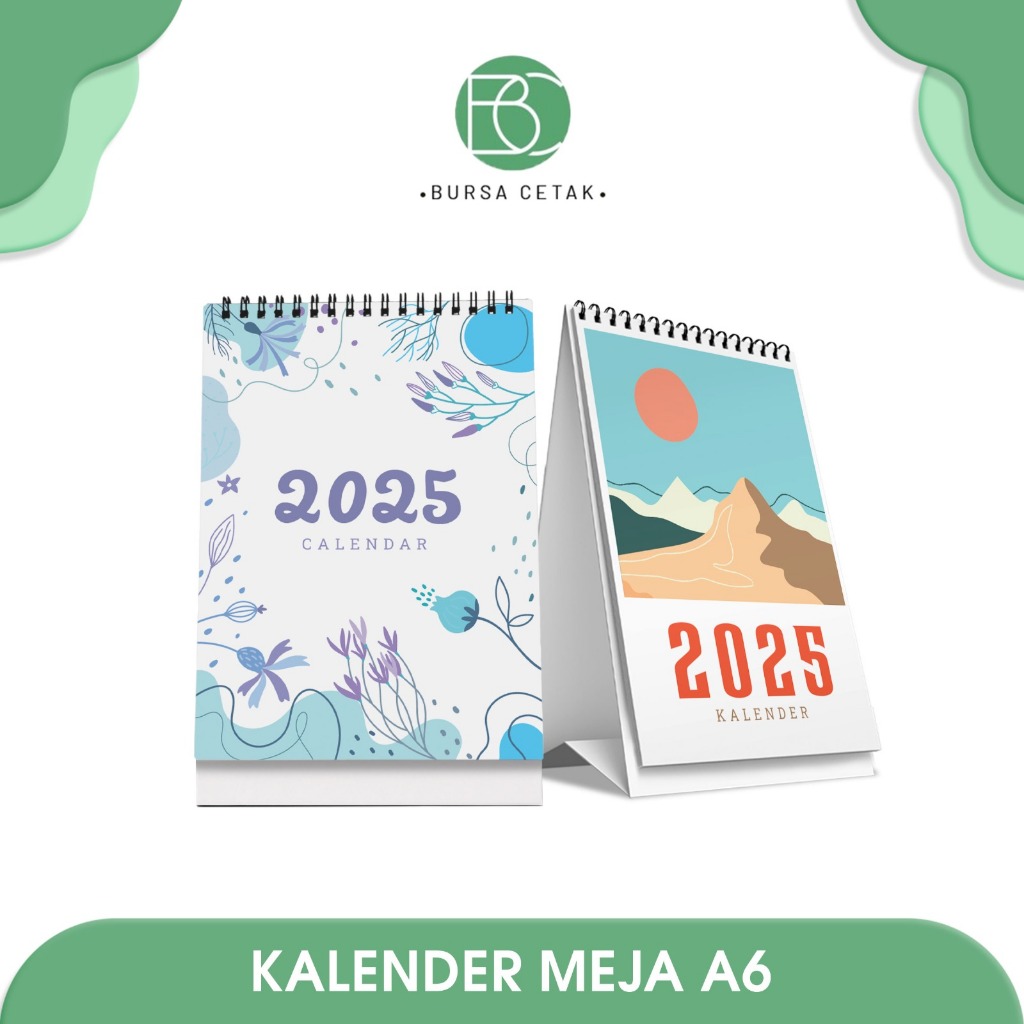 

BURSA CETAK - Print Kalender Meja Ukuran A6 Estetik / Cetak Calendar Aesthetic Custom Print Foto / Kalender 2025