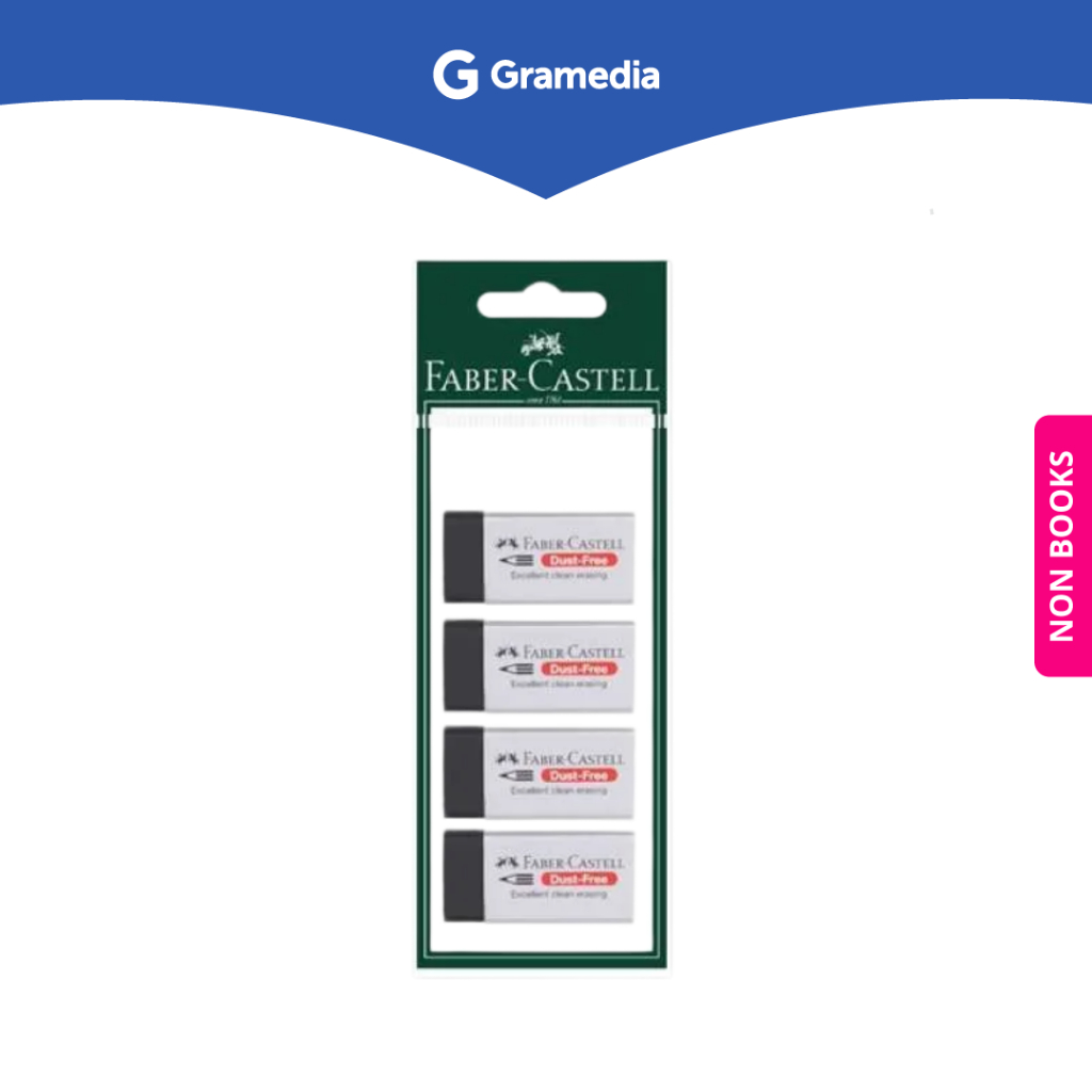 

Gramedia Depok - FABER CASTELL ERASER SMALL DUST FREE SET 4 1871994