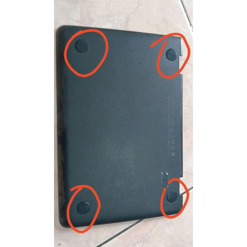 karet bantalan casing bawah laptop notebook hp 11 x360 360