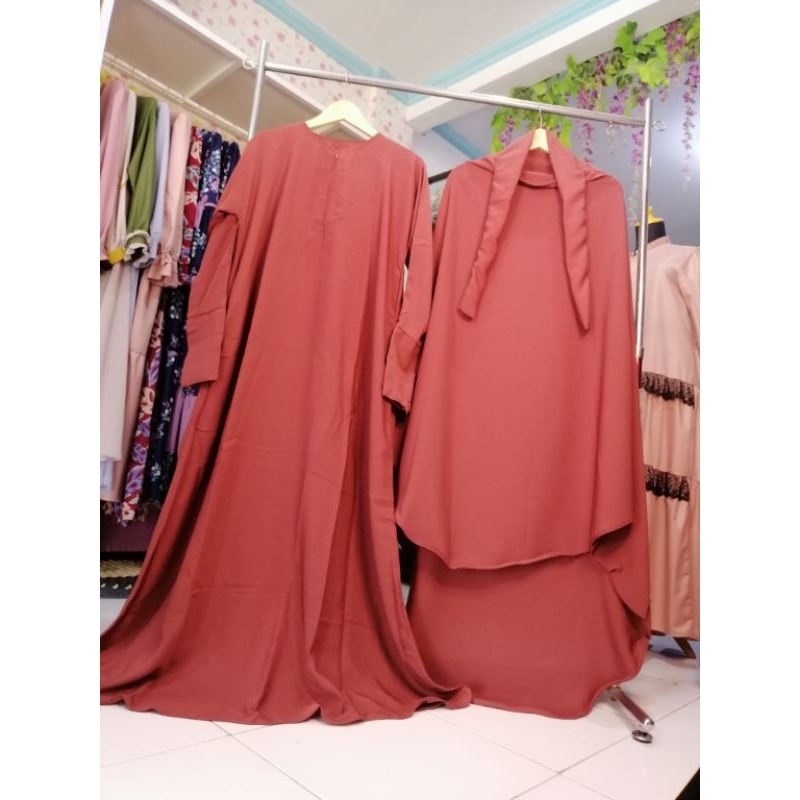 Zasya Series / AISYAH SERIES / gamis Syar'i / Khimar FK / abaya premium / cadar / Gamis umroh