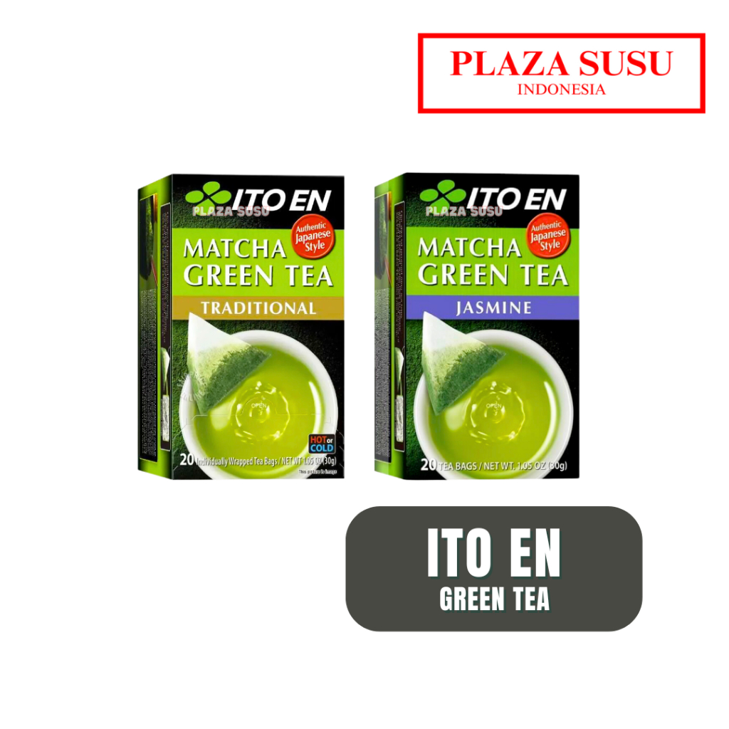 

MINUMAN GREEN TEA MATCHA JASMINE ITO EN ISI 20'S ITOEN TRADITIONAL SACHETS