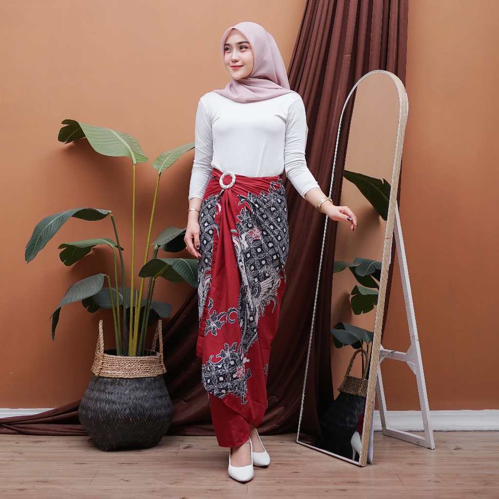rok lilit batik/ rok lilit batik free ring/ rok bawahan terbaru/ rok wisuda modern/ rok kondangan mo