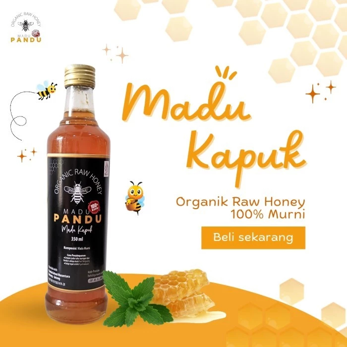 

Madu Kapuk Madu Pandu 350ml | Madu Kapuk Madu Murni 100% Asli 350gr