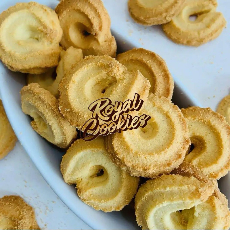 

BUTTER COOKIES VANILA RING butter renyah manis camilan kiloan 250gr 500gr 1kg cookies manis snack kiloan