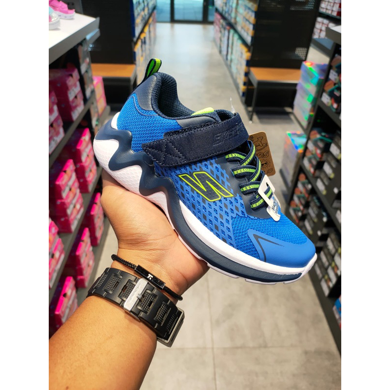 Skechers Wave Tek Boy's Shoes - Blue