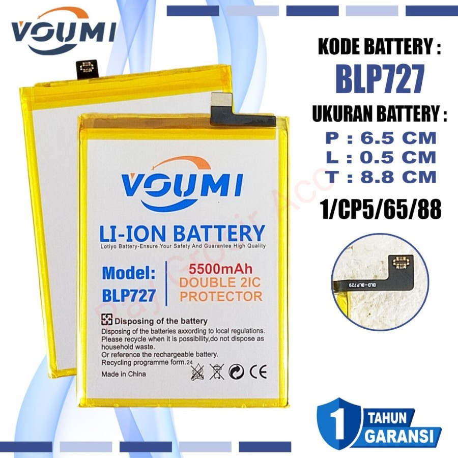 Baterai Original VOUMI A9 2020 / A5 2020 BLP-727 BLP727 BLP 727