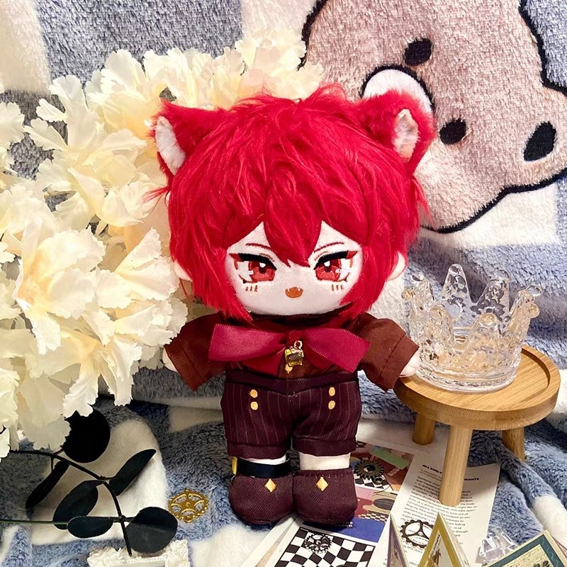 [PRE-ORDER]Boneka Diluc Genshin Impact Game Import CN 20CM Clothes Include Gift Cotton Doll