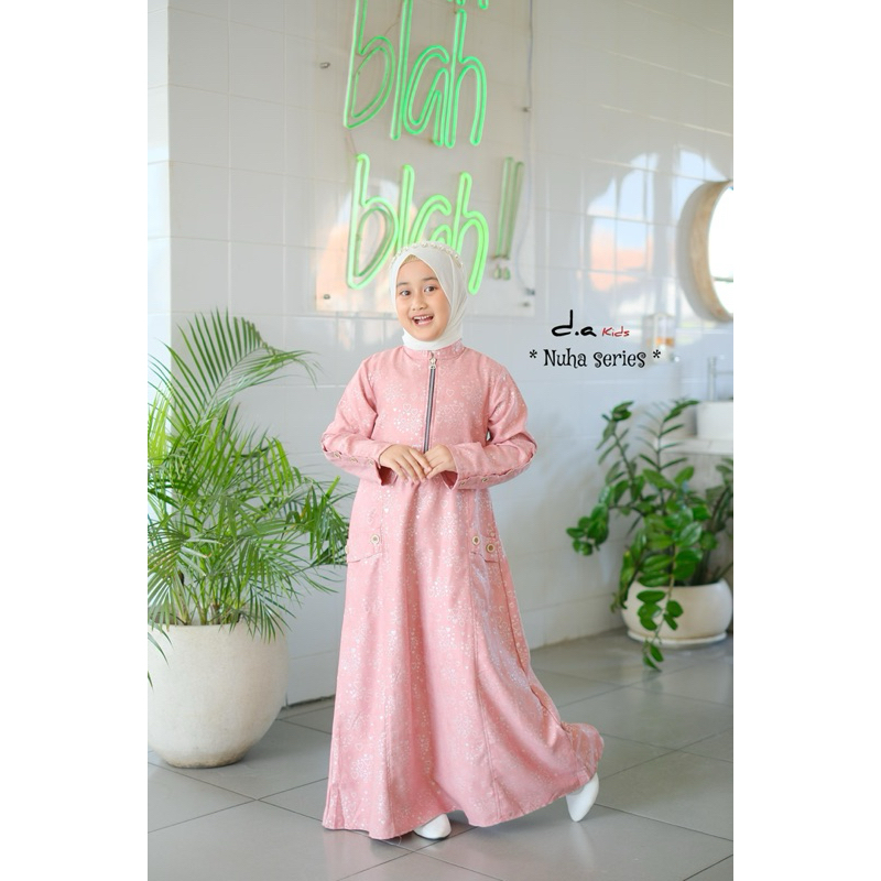 gamis anak motif/gamis anak 12 tahun/gamis anak casual/gamis anak muslim/gamis anak tanggung