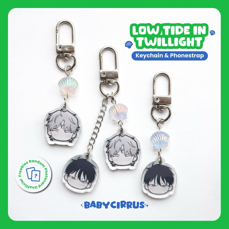 Acrylic Phonestrap & Keychain | Manhwa Low Tide in Twilight | Taejoo Euihyun