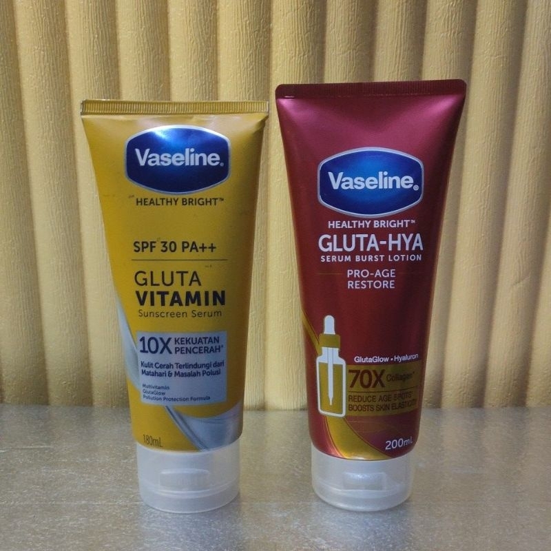 VASELIN NE HEALTHY BRIGHT GLUTA-HYA 200ML/GLUTA VITAMIN SPF 30++ 180ML TERMURAH ORIGINAL