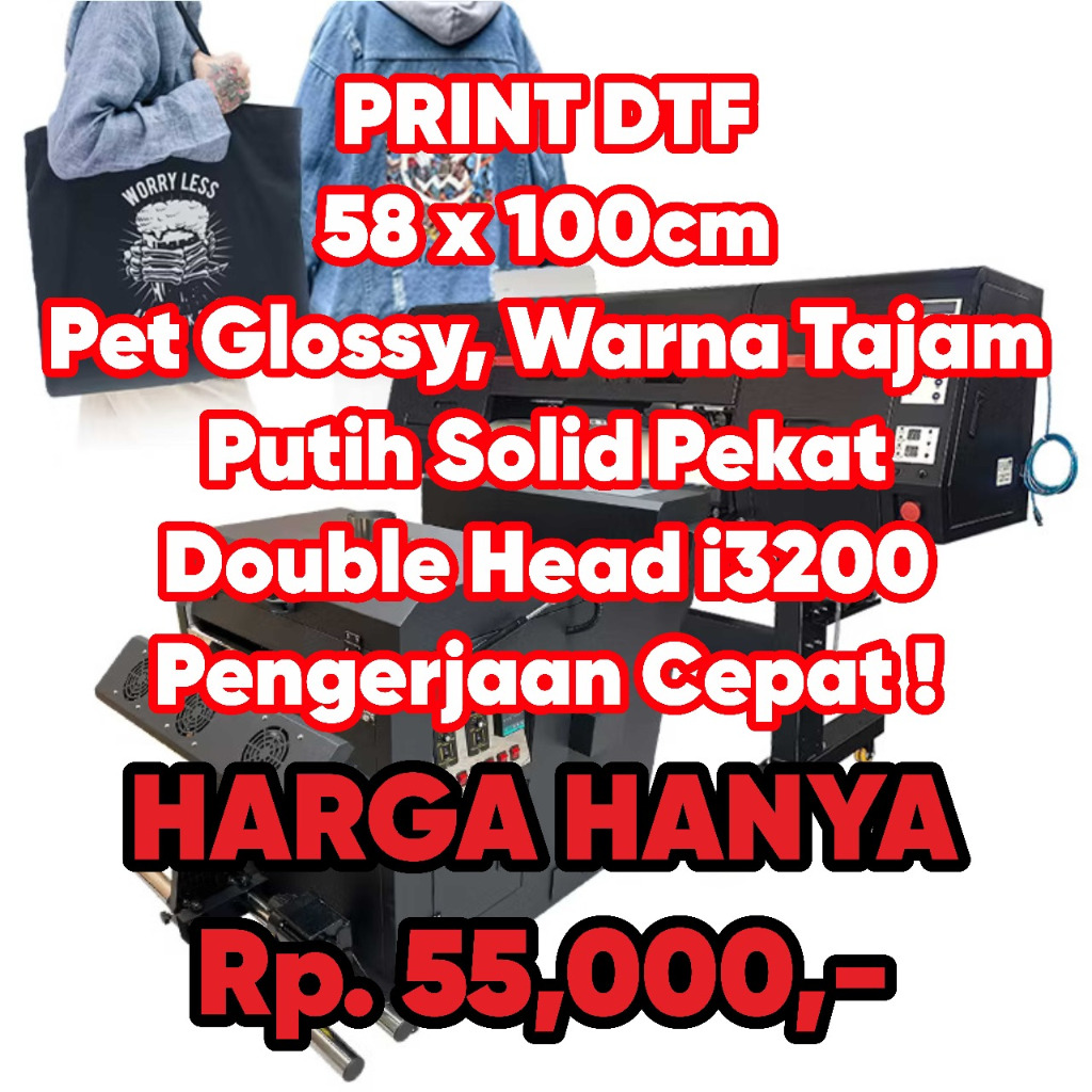 

Print Sablon DTF Meteran Warna Solid Putih Pekat Premium Harga Murah