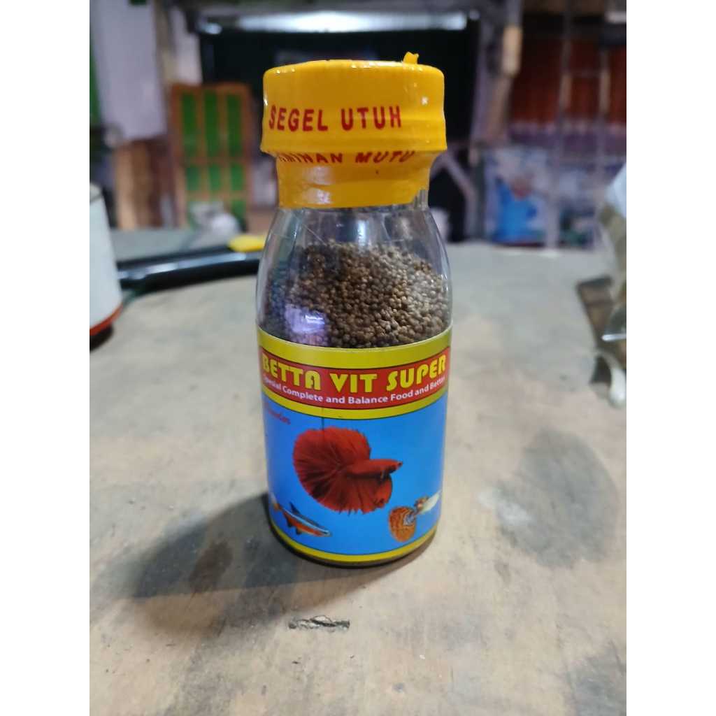 Betta Vit Super Pakan Ikan Cupang dan Guppy Ikan Hias Kecil Premium