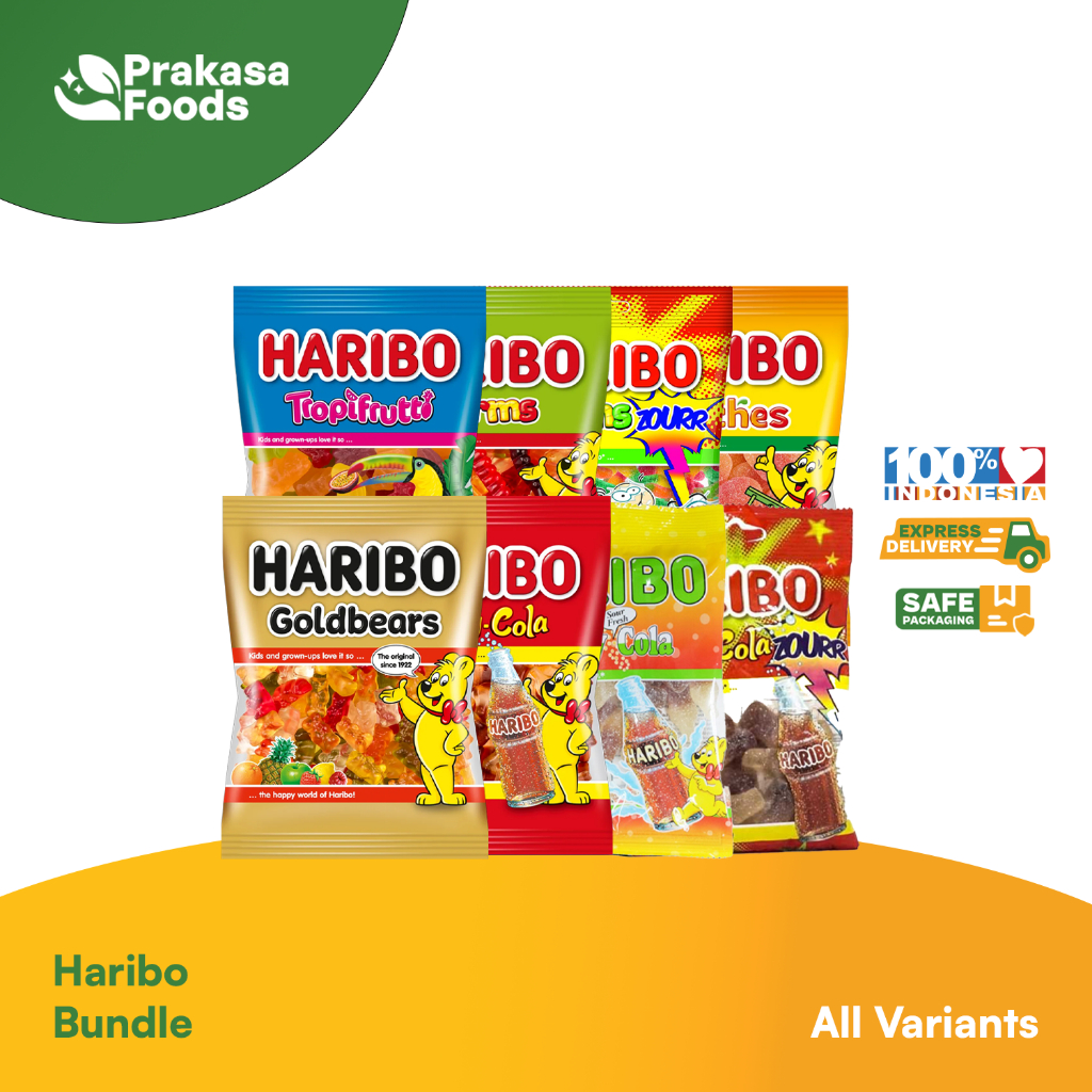 

Haribo Jelly Gummy / Permen Jelly 80gr