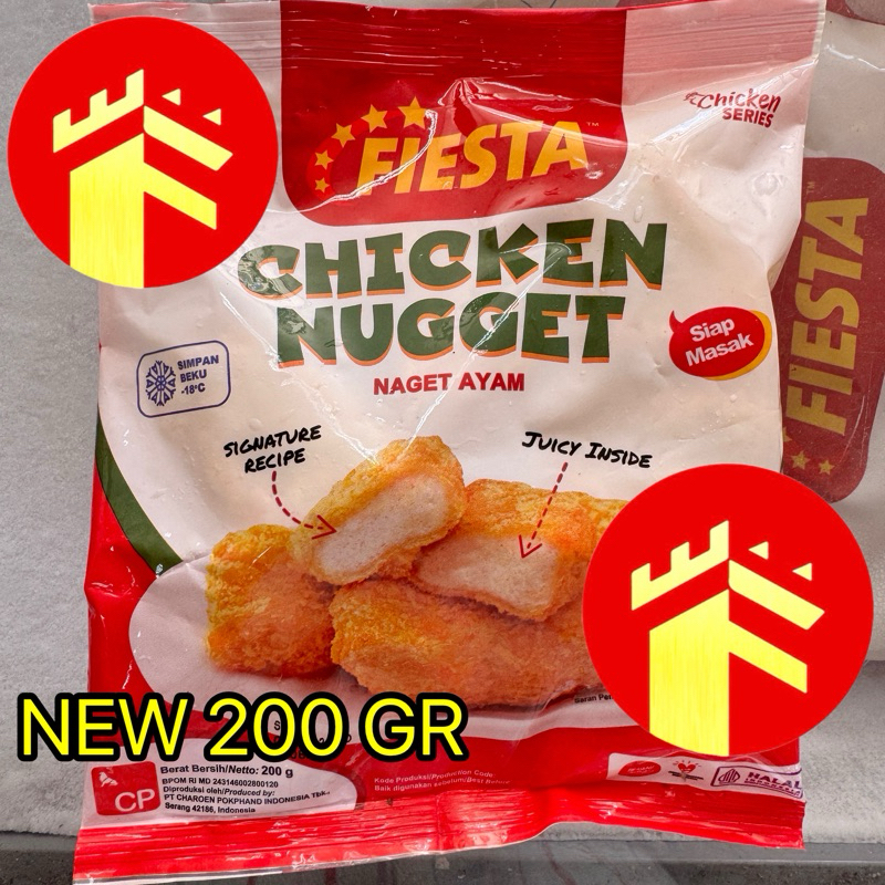 

FIESTA CHICKEN NUGGET 250 GR NAGET AYAM
