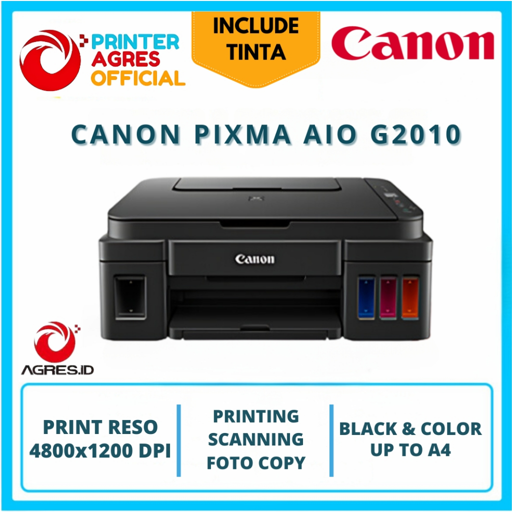 [FREE TINTA] PRINTER CANON PIXMA G2010 NEW All in One-Resmi
