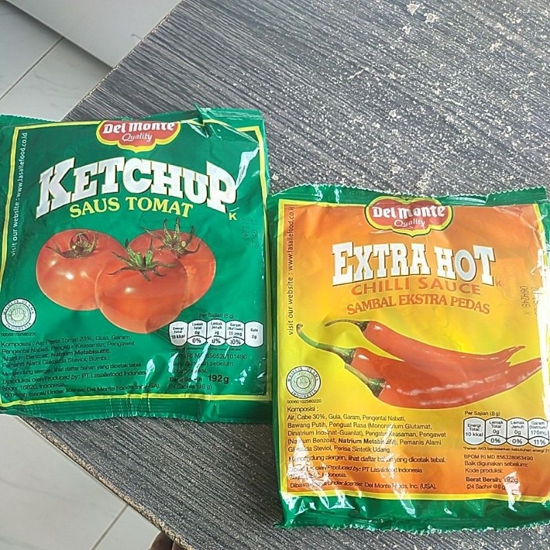 

Delmonte Quality Sachet Extra Hot, Ketchup