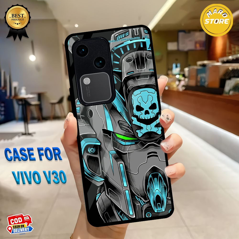(GF22) Case Killau Glossy Vivo V30 | Casing hp Vivo | Pelindung Hp Vivo V30 | Motif Gundam