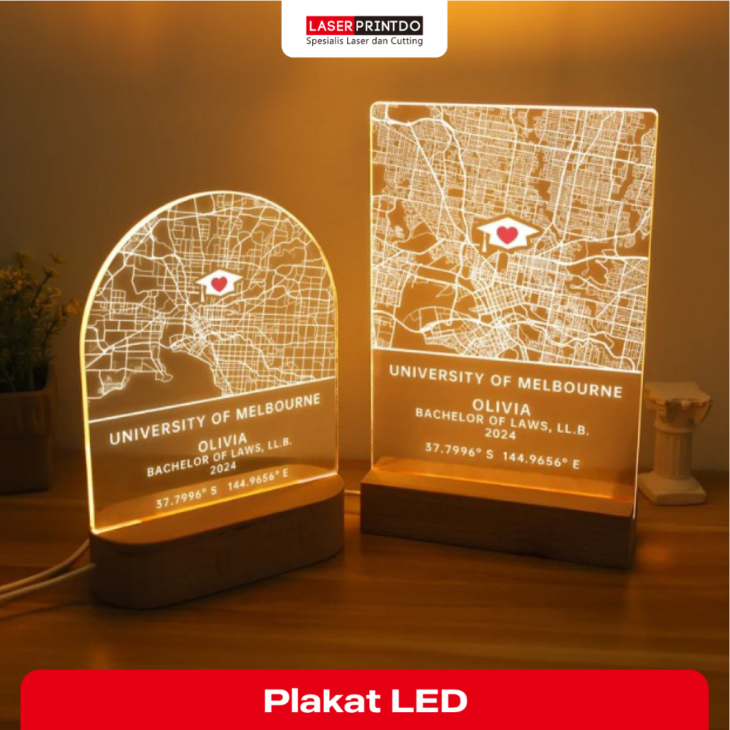 Plakat lampu LED Plakat Hadiah Kado Ulang Tahun