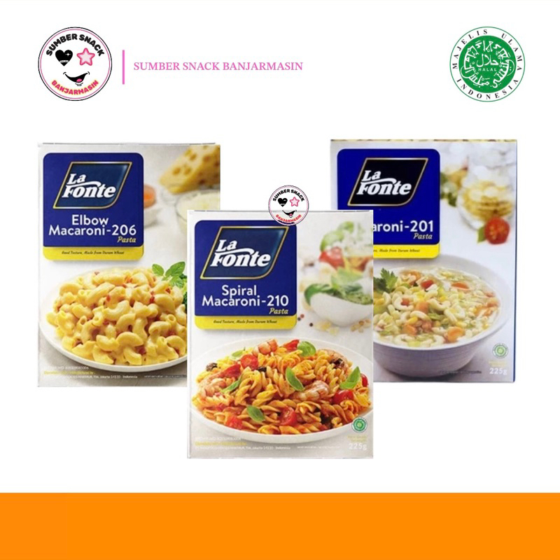 

La Fonte Macaroni Pasta (3 Varian) (225g)