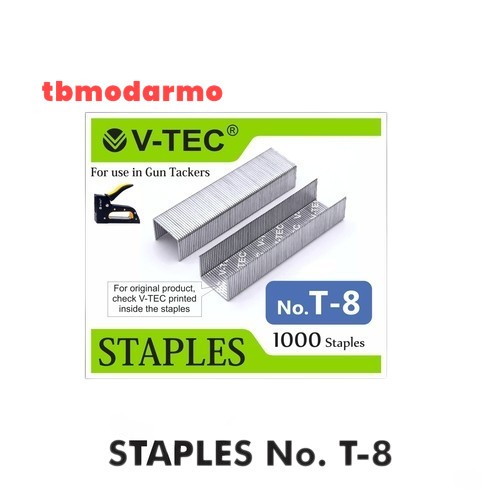

TBMO V-TEC STAPLES NIECES NO. T-8 GMP VTC0092#T8