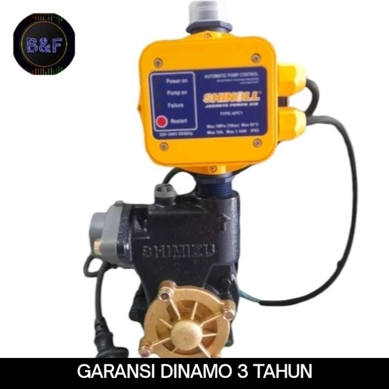 Pompa pendorong air otomatis digital Shimizu 125 watt