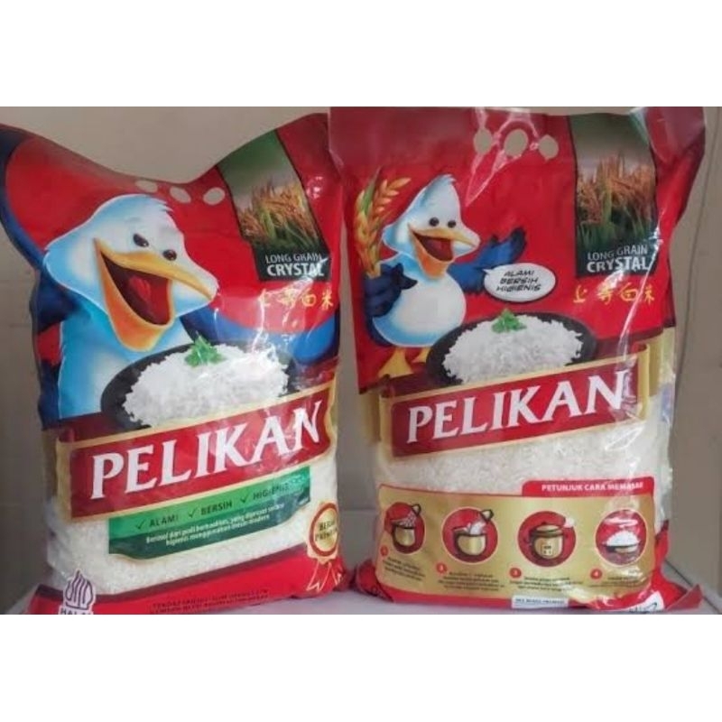 

Beras 5kg Pelikan Pulen