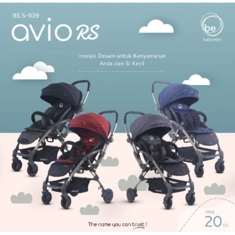 Stroller Baby elle Avio RS + carseat