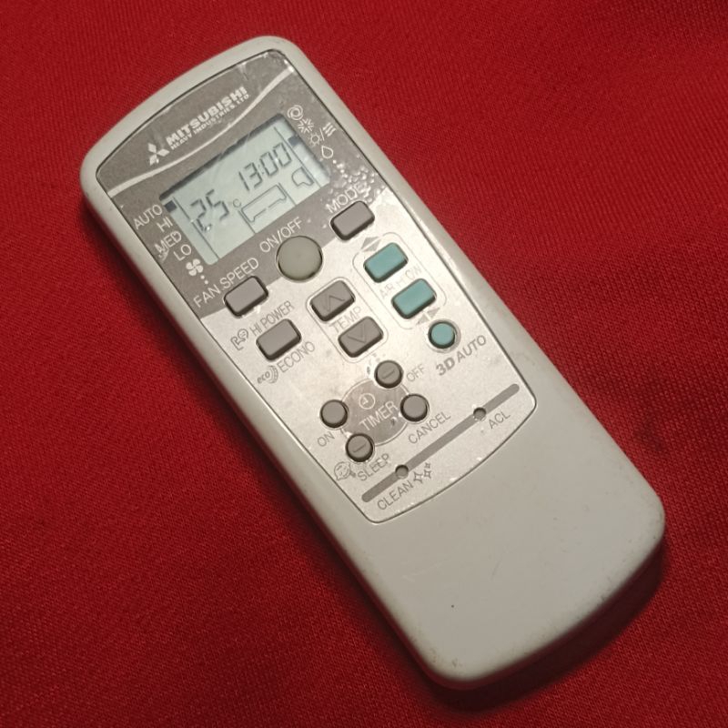 Remot AC MITSUBISHI Second Original Bawaan AC
