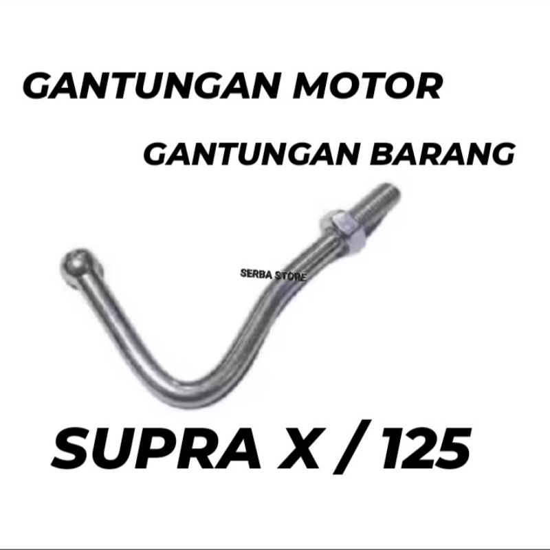 gantungan barang motor kail pancing motor supra mio
