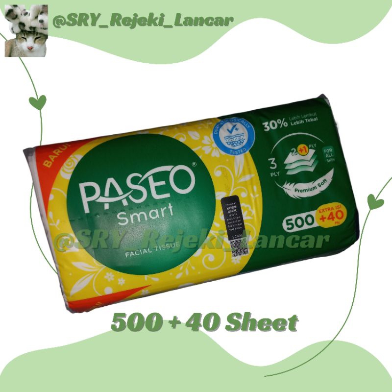 Tisu Paseo 500+40 Sheet