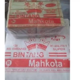 Sabun batang mahkota bintang isi 8