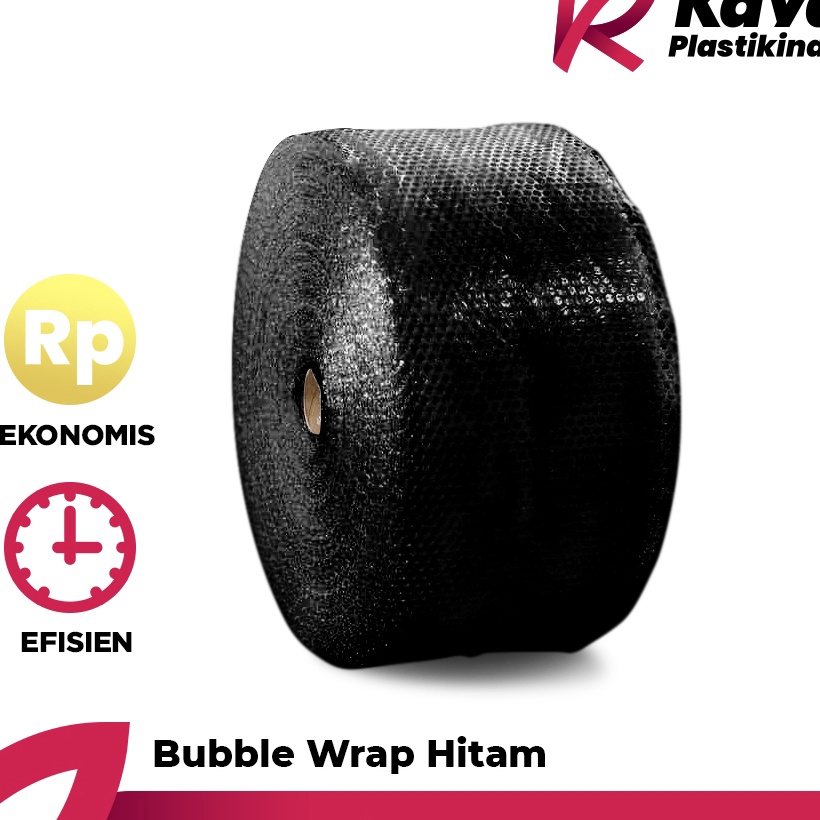 

KP8 Bubble Wrap Hitam 3 CM x 5 CM Ekonomis Efisien