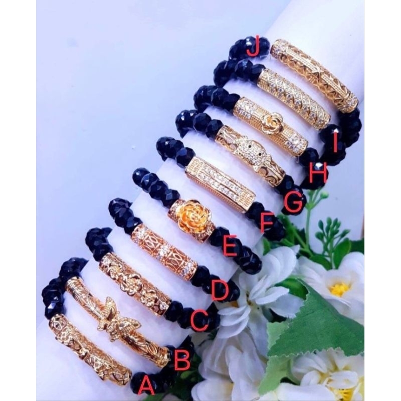 Gelang Replika Emas 24k, Gelang Kristal, Gelang Pandora