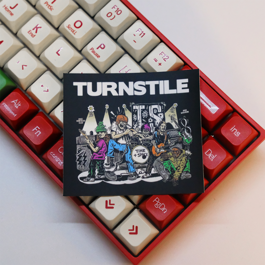 

STICKER TURNSTILE TIME AND SPACE