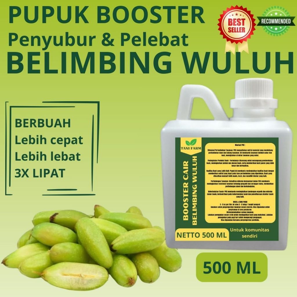 Pupuk Belimbing Wuluh Lebat dan Berat / Pupuk Belimbing Wuluh / Pupuk Belimbing Wuluh Baru Tanam