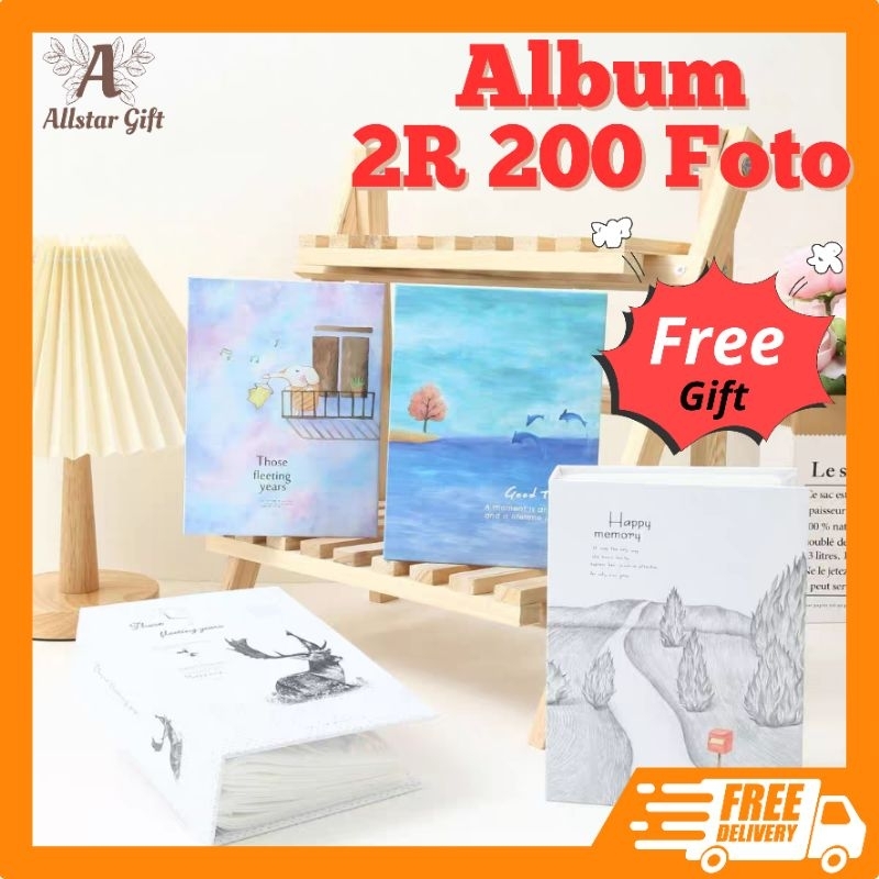 Album Foto 2R 200 Slot / Album Foto / Tempat Penyimpanan Foto / Isi 200 / Photobook / Buku Album