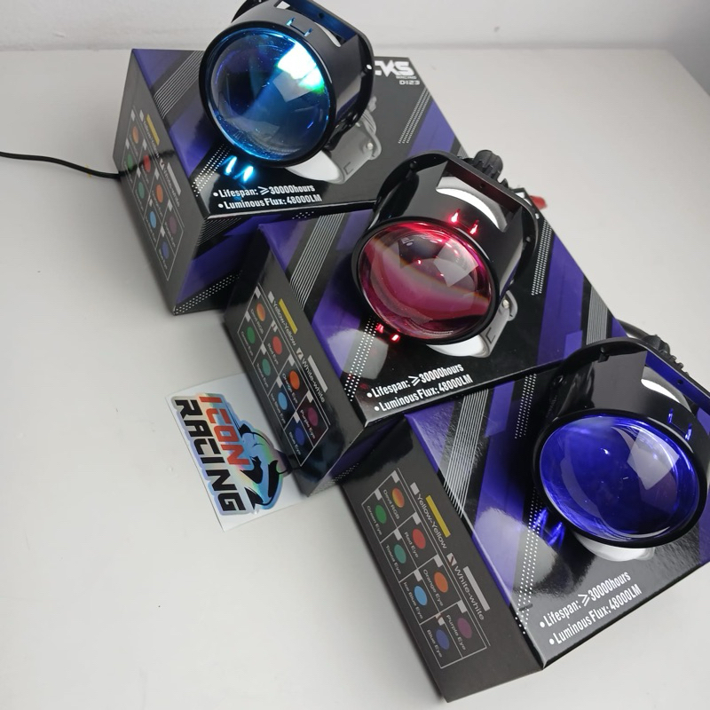 Biled Projector Biled Original 2.5 Inch Blue Lens CKS 50 Watt Dengan Kipas Pendingin