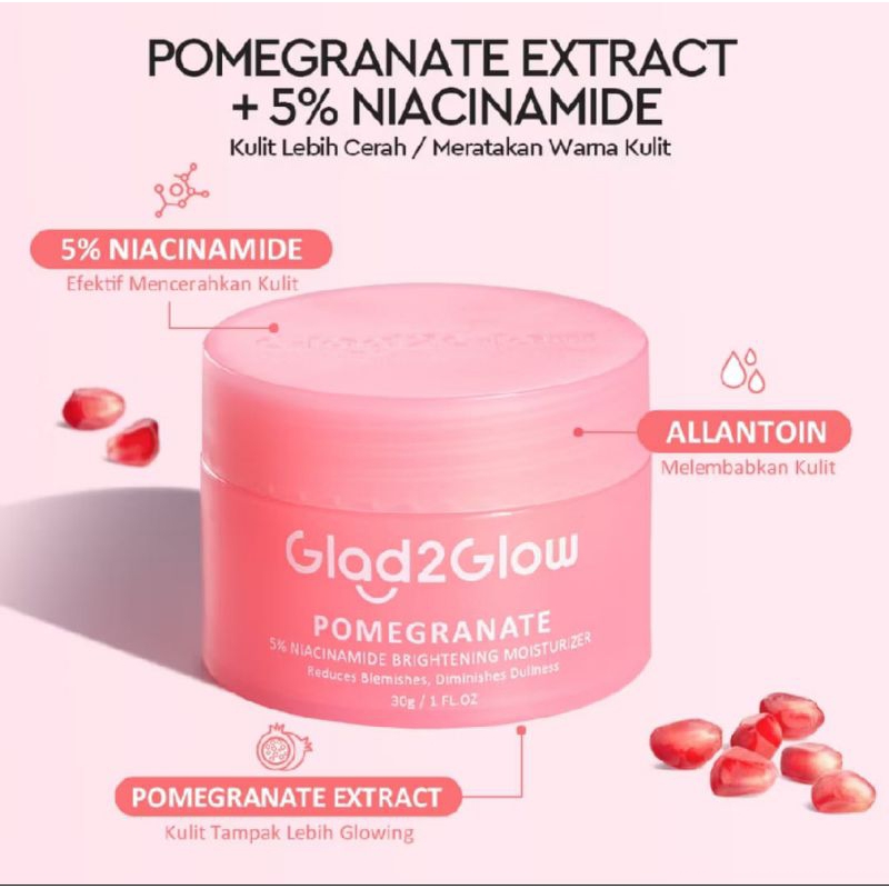 [PINK] GLAD2GLOW MOISTURIZER | GLAD2GLOW MOISTURIZER ORIGINAL