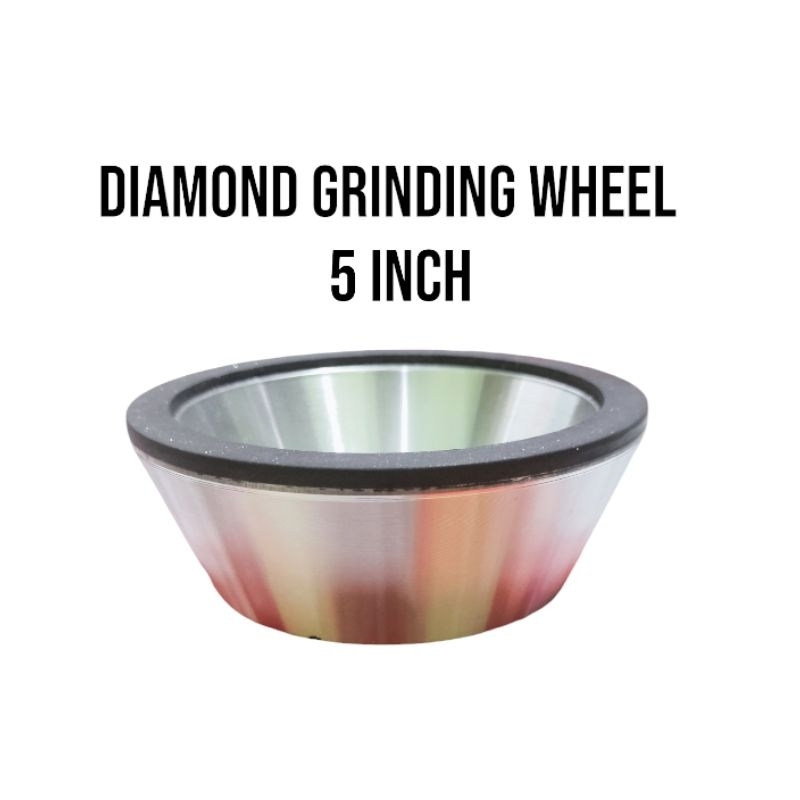 DIAMOND GRINDING WHEEL 125×45×10×3×20  Great 240 BLITZ . Batu Gerinda Diamond Model Mangkok 5 Inch U