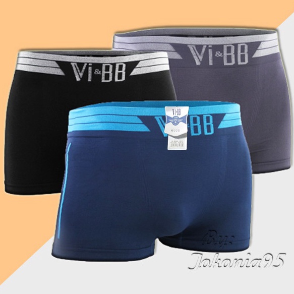 Boxer Pria VIBB  Celana Dalam Pendek Pria Boxer ViBB