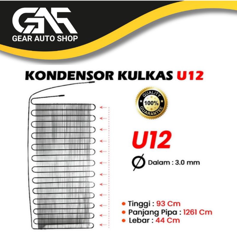 Kondensor Tembaga Kulkas Showcase Freezer Box 12U Solusi Cerdas untuk Pendinginan Optimal | Dingin M